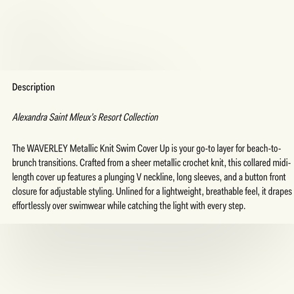 Meshki Tan Knit Swim Coverup - Picture 6 of 9